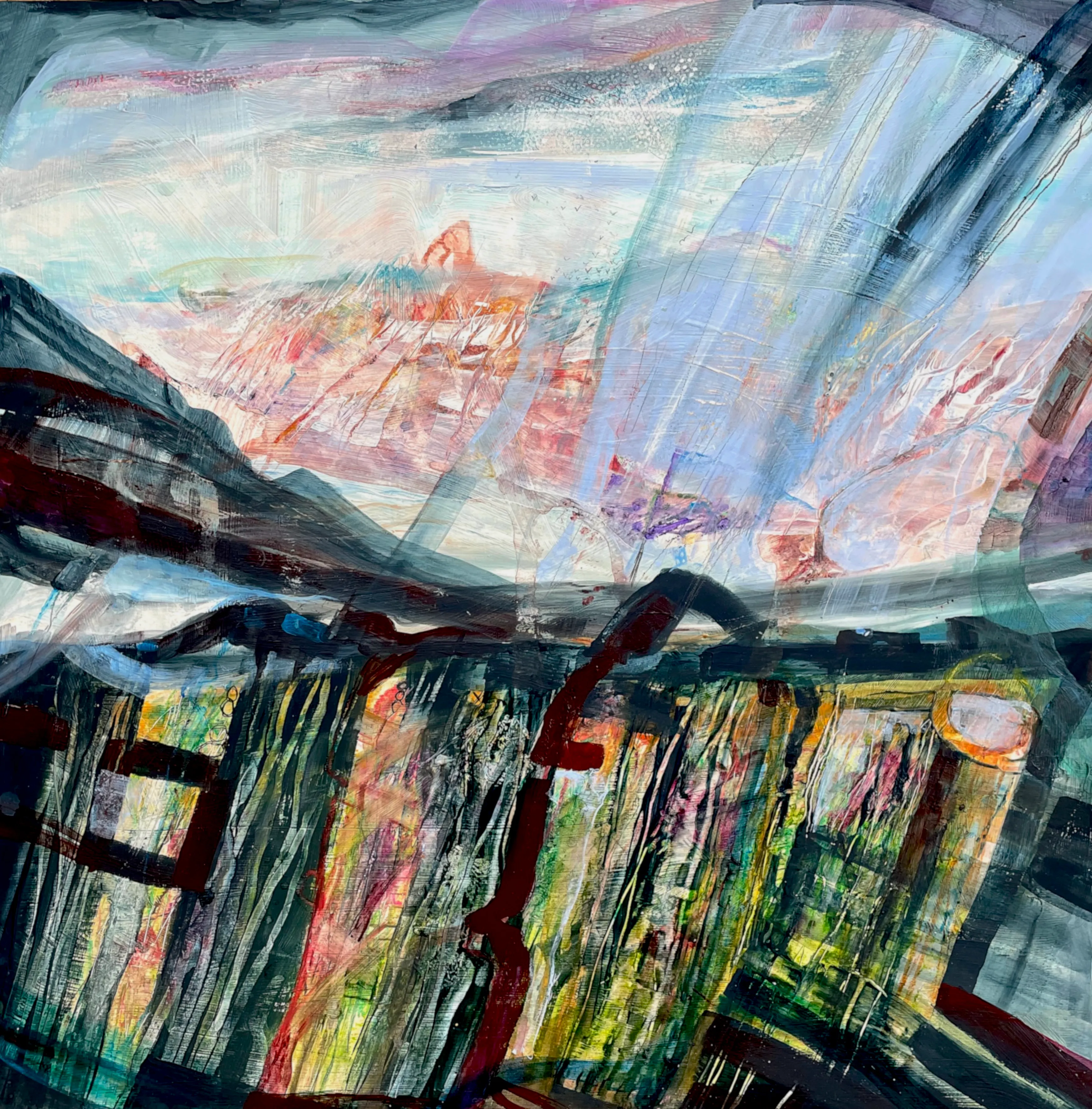 'In the mountains - Storm moves in'